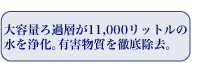 ��e�ʂ�ߑw��11,000���b�g���̐����򉻁B�L�Q������O�ꏜ���B