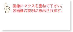 �摜�Ƀ}�E�X���d�˂ĉ������B�������\������܂��B