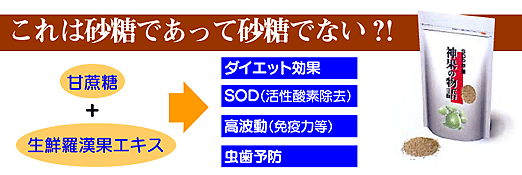これは砂糖であって砂糖でない!!