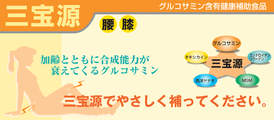 加齢とともに合成能力が衰えてくるグルコサミン